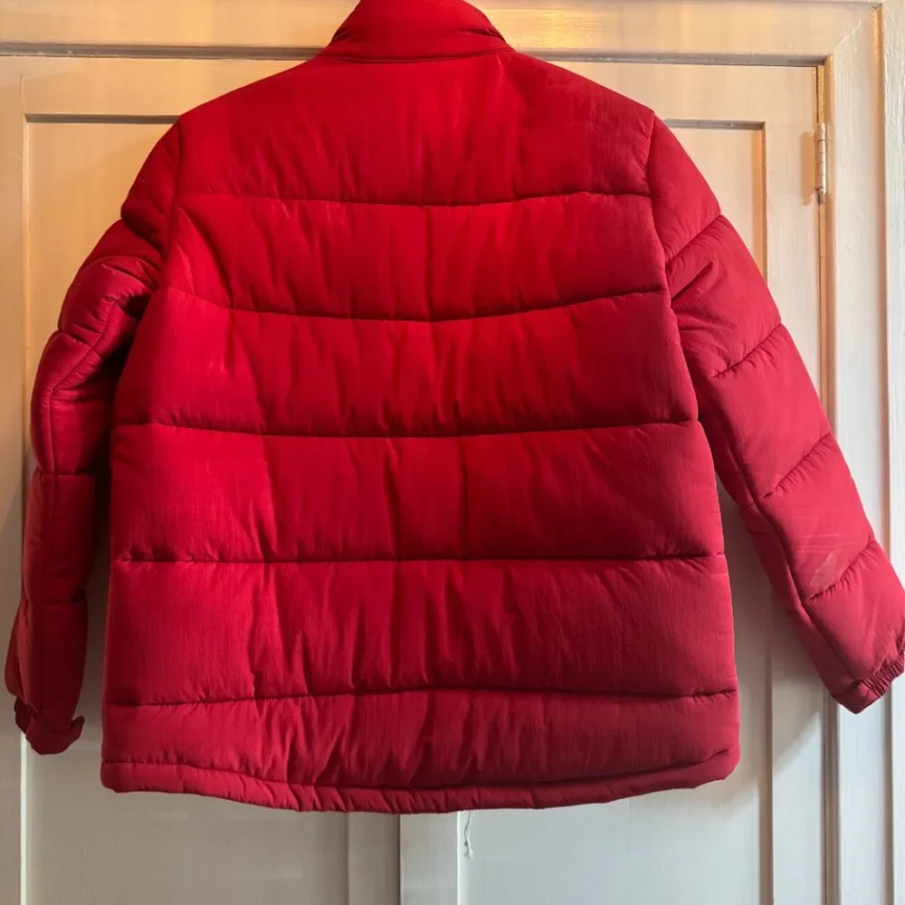 J Crew red Permaloft (Medium) Jacket - Great for snow and cold climates. - Picture 4 of 6